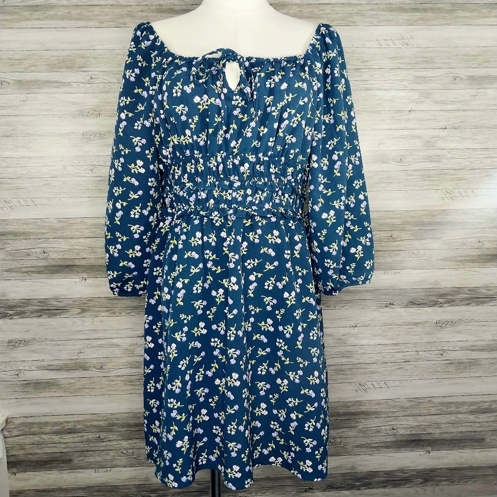 Skater Dress Tie-Front As U Wish